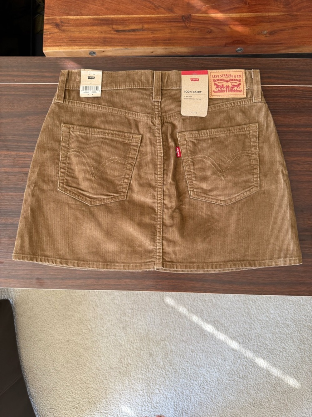 Levi’s Icon Corduroy Mini Skirt - Picture 2 of 2